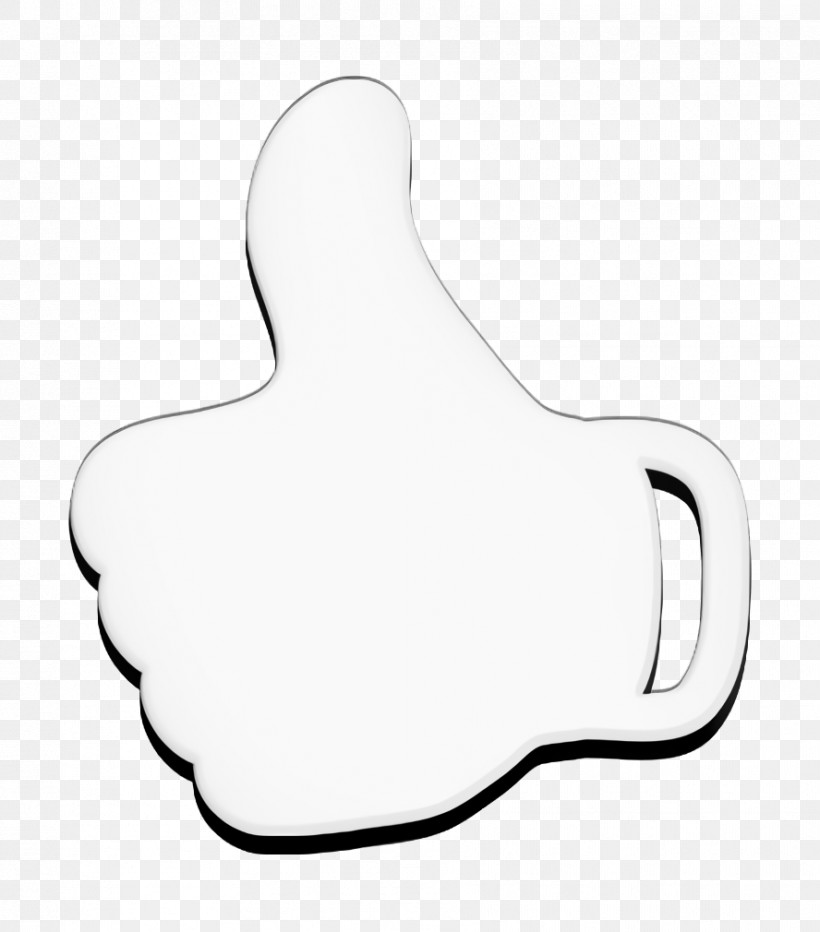 Social Icon Thumb Up Black Hand Symbol Icon Essentials Icon, PNG, 888x1010px, 1000000, Social Icon, Collision, Essentials Icon, Industrial Design Download Free