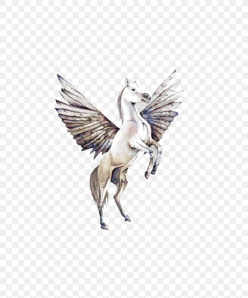 Wing Pegasus, PNG, 951x1143px, Wing, Feather, Fictional Character, Figurine, Horse Download Free