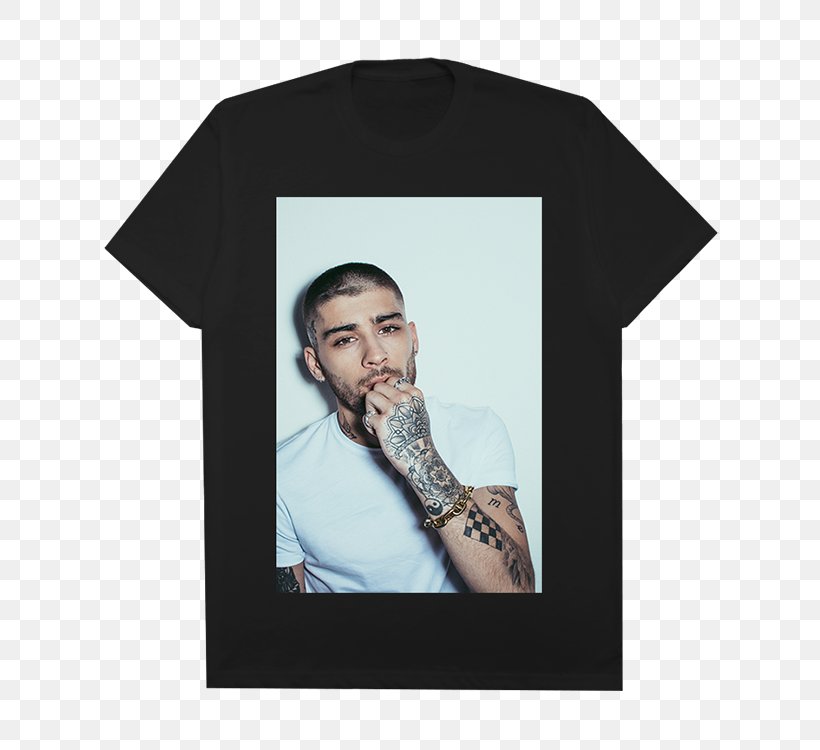 Zayn Malik T-shirt Clothing Sleeve Mind Of Mine, PNG, 750x750px, Watercolor, Cartoon, Flower, Frame, Heart Download Free