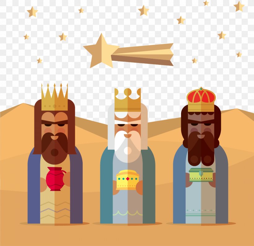 Biblical Magi We Three Kings Royalty-free Illustration, PNG, 1066x1032px, Biblical Magi, Art, Christmas, Fast Food, Food Download Free