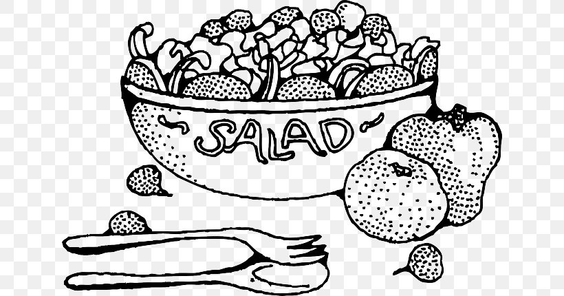 Coloring Book Fruit Salad Colouring Pages Lettuce, PNG, 640x430px, Coloring Book, Black And White, Color, Colouring Pages, Cookware And Bakeware Download Free