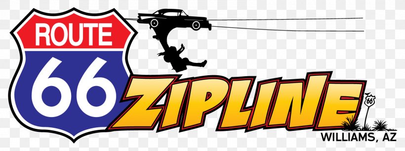 Route 66 Zipline U.S. Route 66 North Grand Canyon Boulevard Zip-line Logo, PNG, 1600x600px, Us Route 66, Advertising, Arizona, Banner, Brand Download Free