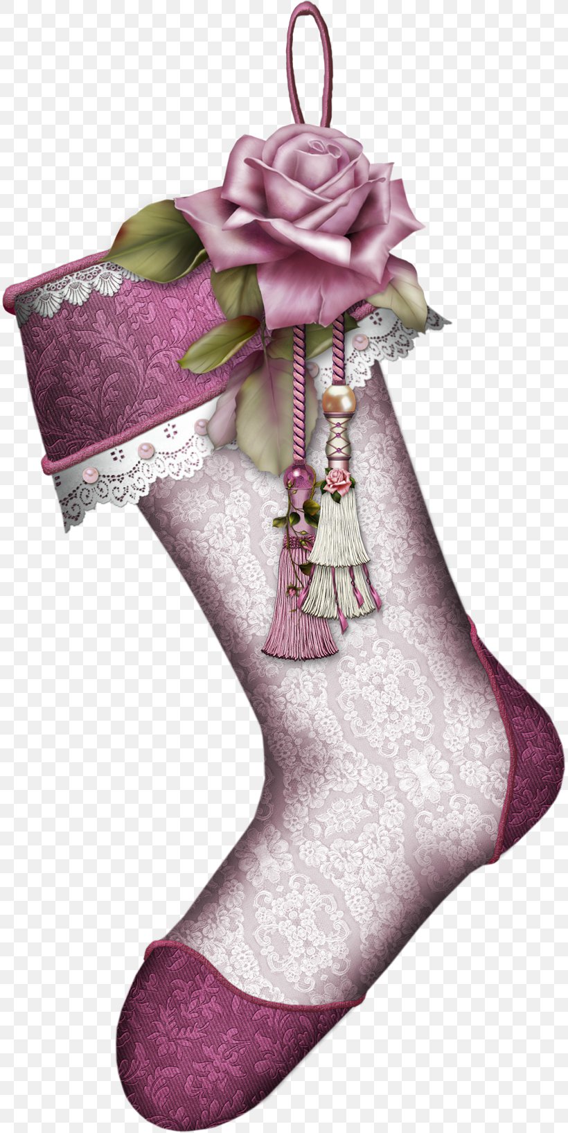 Santa Claus Christmas Sock Clip Art, PNG, 815x1635px, Santa Claus, Boot, Christmas, Christmas Decoration, Christmas Ornament Download Free