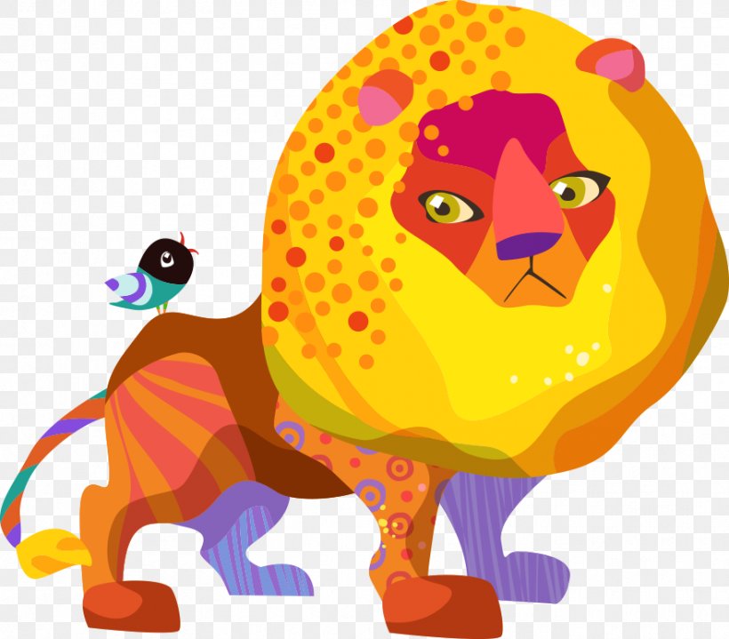 Lion Cartoon Euclidean Vector, PNG, 881x773px, Lion, Animal, Art, Artworks, Big Cats Download Free