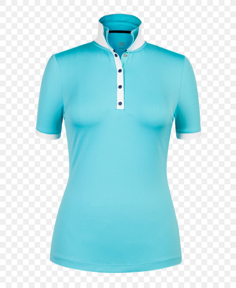 Polo Shirt T-shirt Sleeve Clothing, PNG, 640x1000px, Polo Shirt, Active Shirt, Aqua, Azure, Blouse Download Free