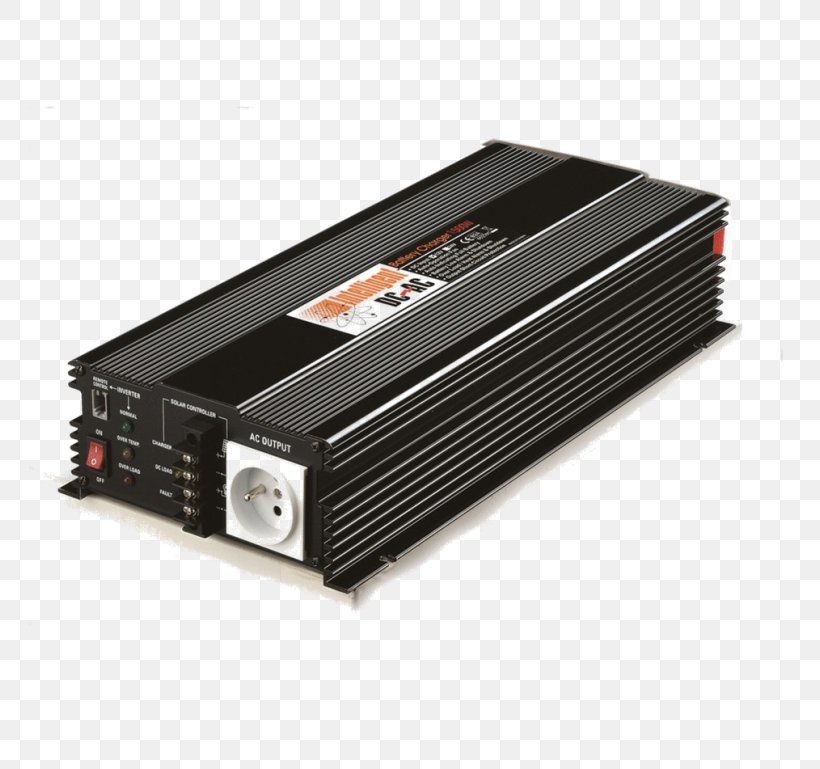 Power Inverters Solar Inverter Grid-tie Inverter Power Converters AC Adapter, PNG, 768x769px, Power Inverters, Ac Adapter, Battery Charge Controllers, Computer Component, Electric Battery Download Free