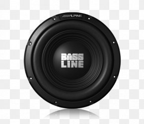 Top Angle - Subwoofer Alpine Electronics Car Vehicle Audio Loudspeaker PNG