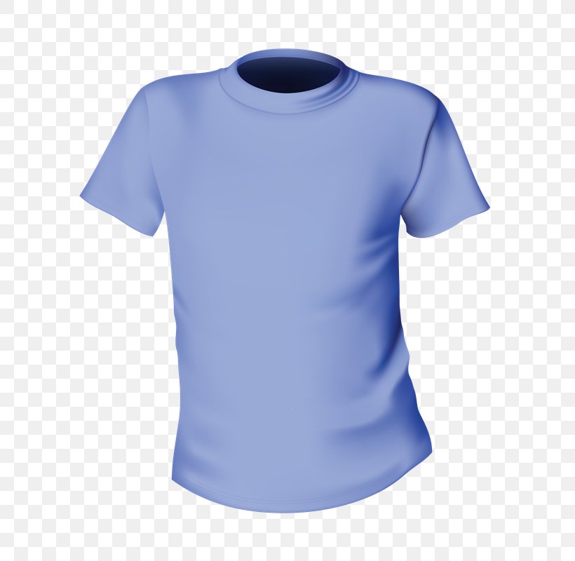 T-shirt Clothing Template, PNG, 600x800px, Tshirt, Active Shirt, Blue, Clothing, Cobalt Blue Download Free