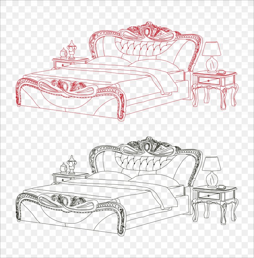 Bed Frame Mattress Bed Sheet, PNG, 6485x6579px, Bed Frame, Automotive Design, Bed, Bed Sheet, Couch Download Free