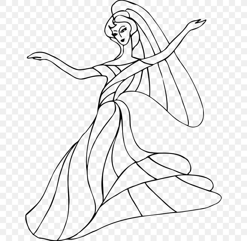 Black And White Dance Drawing Clip Art, PNG, 652x800px, Black And White, Arm, Art, Black, Coloring Book Download Free