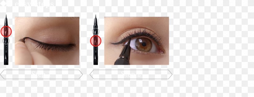 Eye Liner Eye Shadow Make-up Mascara, PNG, 950x363px, Watercolor, Cartoon, Flower, Frame, Heart Download Free