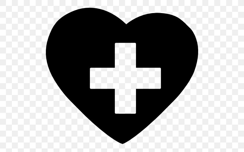 Heart Symbol Clip Art, PNG, 512x512px, Heart, American Heart Association, Black And White, Cardiopulmonary Resuscitation, Christian Cross Download Free
