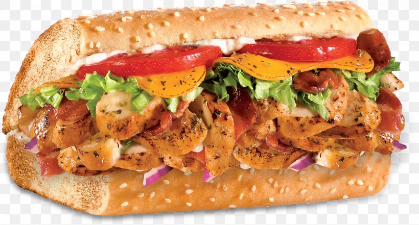 Submarine Sandwich Chicken Sandwich Quiznos Chicken Meat, PNG, 1200x646px, Submarine Sandwich, American Food, Breakfast Sandwich, Buffalo Burger, Chicken Meat Download Free