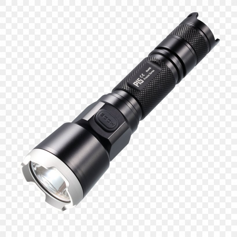 Flashlight Light-emitting Diode Cree Inc. Lumen, PNG, 1200x1200px, Light, Battery, Brightness, Cree Inc, Flashlight Download Free