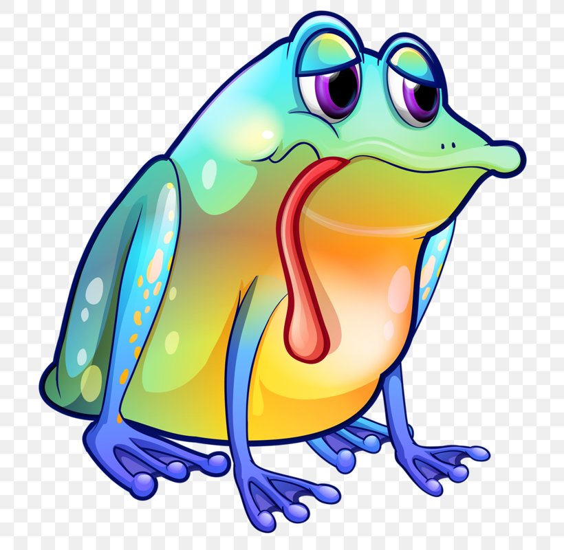 Frog Sadness Color Illustration, PNG, 746x800px, Frog, Amphibian, Art, Artwork, Beak Download Free
