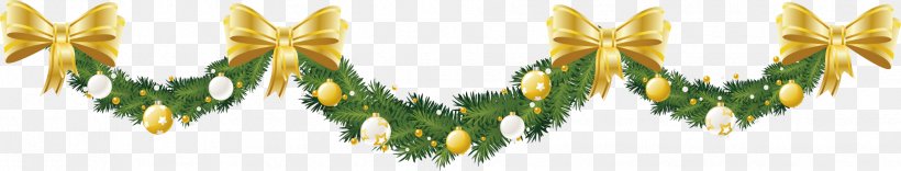 Garland Christmas Ornament Christmas Tree Wreath Clip Art, PNG, 1963x374px, Garland, Biblical Magi, Christmas Lights, Christmas Ornament, Christmas Tree Download Free