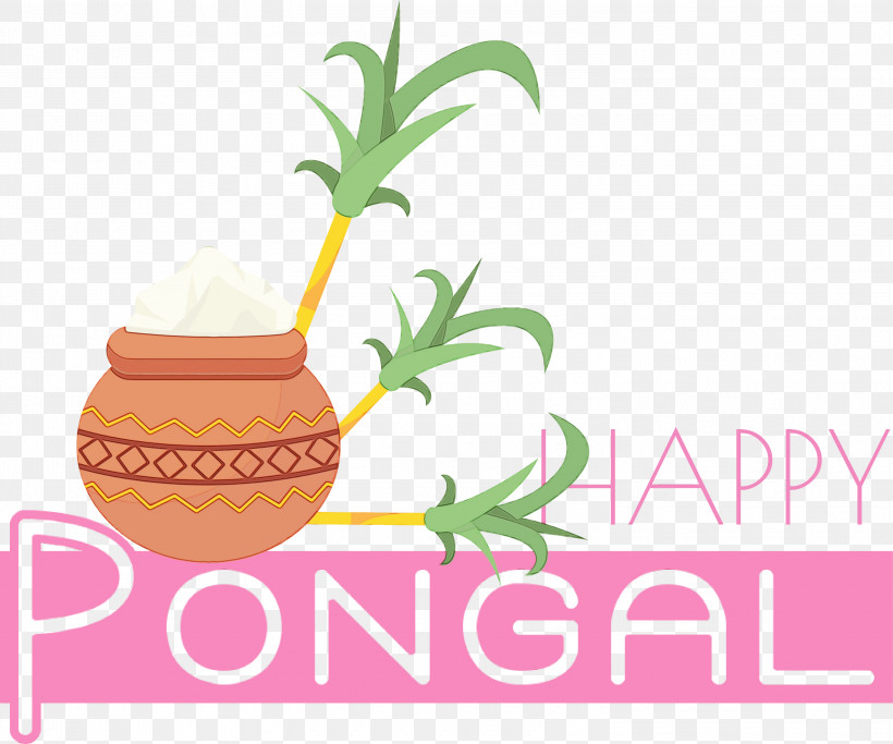Logo Natural Food Superfood Hay Flowerpot With Saucer Meter, PNG, 3000x2501px, Pongal, Fruit, Happy Pongal, Hay Flowerpot With Saucer, Line Download Free