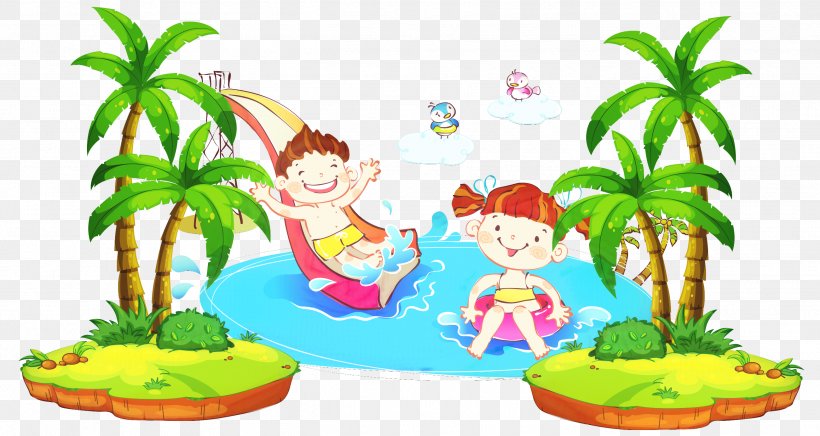Clip Art Child Illustration Vector Graphics, PNG, 2602x1386px, Child, Arecales, Organism, Palm Tree, Plant Download Free
