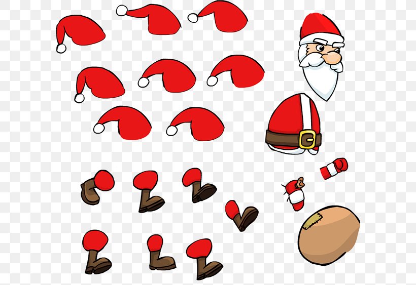 Santa Claus Cartoon Clip Art, PNG, 600x563px, Santa Claus, Area, Artwork, Cartoon, Fictional Character Download Free