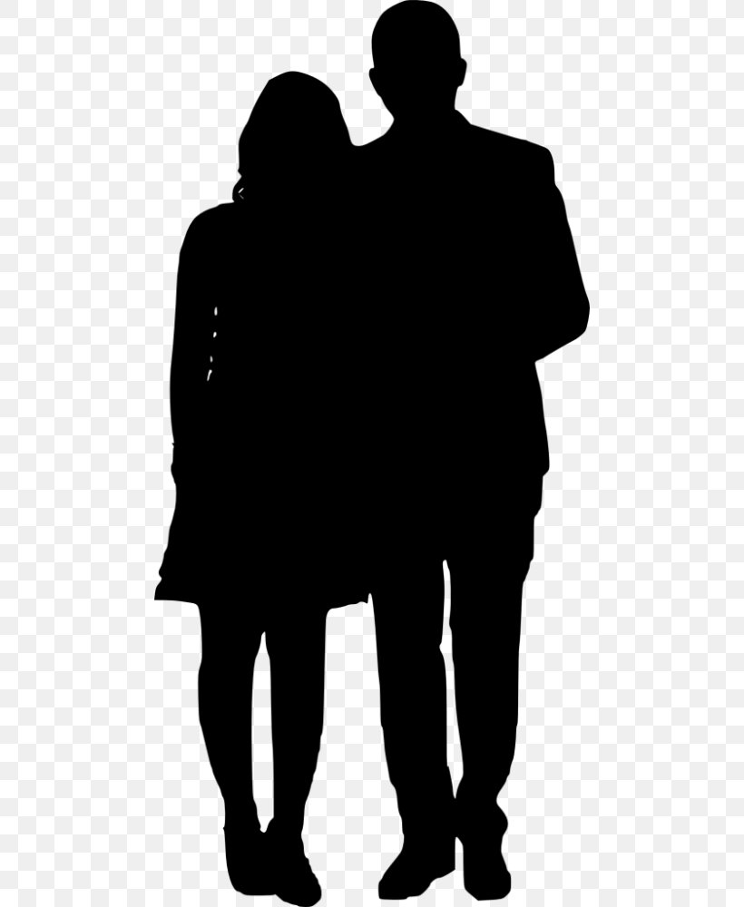 Silhouette Clip Art, PNG, 480x1000px, Silhouette, Black, Black And White, Human Behavior, Joint Download Free