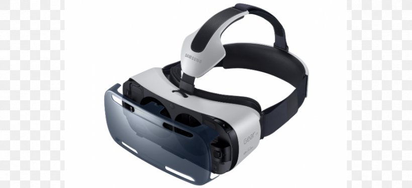 Samsung Gear VR Samsung Galaxy Note 8 Virtual Reality Headset Game Controllers, PNG, 848x388px, Samsung Gear Vr, Audio, Audio Equipment, Game Controllers, Gamepad Download Free