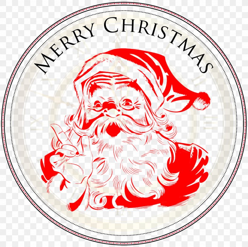 Santa Claus Clip Art Christmas Christmas Graphics Vector Graphics, PNG, 1600x1600px, Santa Claus, Area, Art, Black And White, Christmas Download Free