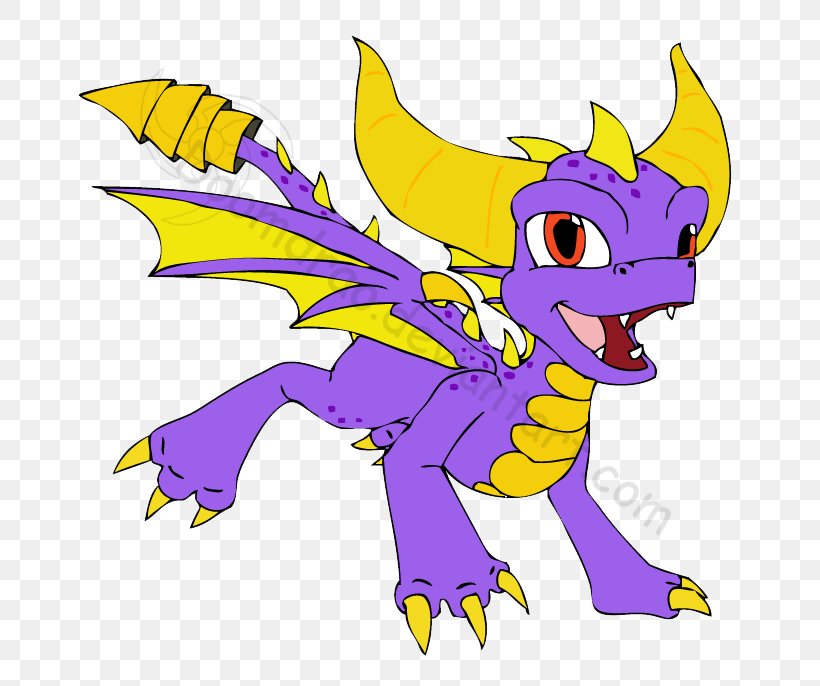 Skylanders: Spyro's Adventure Dragon Cartoon Clip Art, PNG, 800x686px, Dragon, Art, Artwork, Cartoon, Fictional Character Download Free