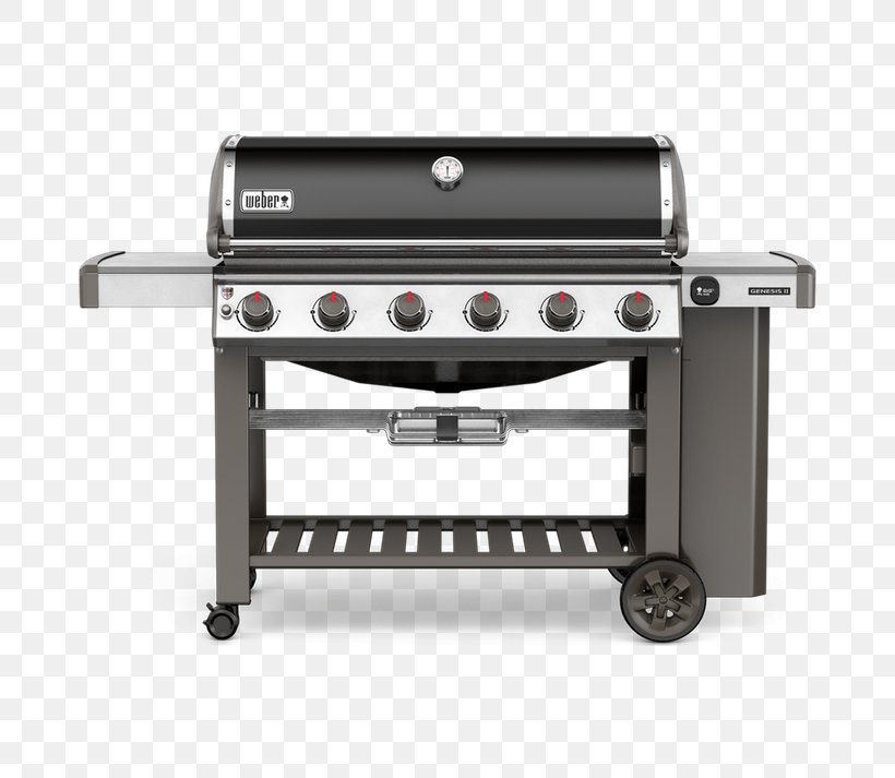 Barbecue Weber Genesis II E-610 Weber-Stephen Products Propane Natural Gas, PNG, 750x713px, Barbecue, Barbecue Grill, Cookware Accessory, Gas, Gas Burner Download Free