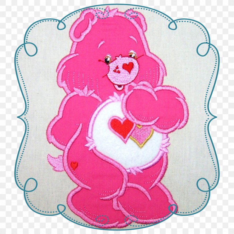 Bear Illustration Machine Embroidery Image, PNG, 1000x1000px, Bear, Care Bears, Care Bears And Cousins, Cartoon, Embroidery Download Free