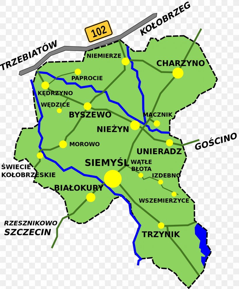 Byszewo, Kołobrzeg County Trzynik Unieradz Mącznik, West Pomeranian Voivodeship, PNG, 1200x1449px, Map, Area, Ecoregion, Land Lot, Organism Download Free