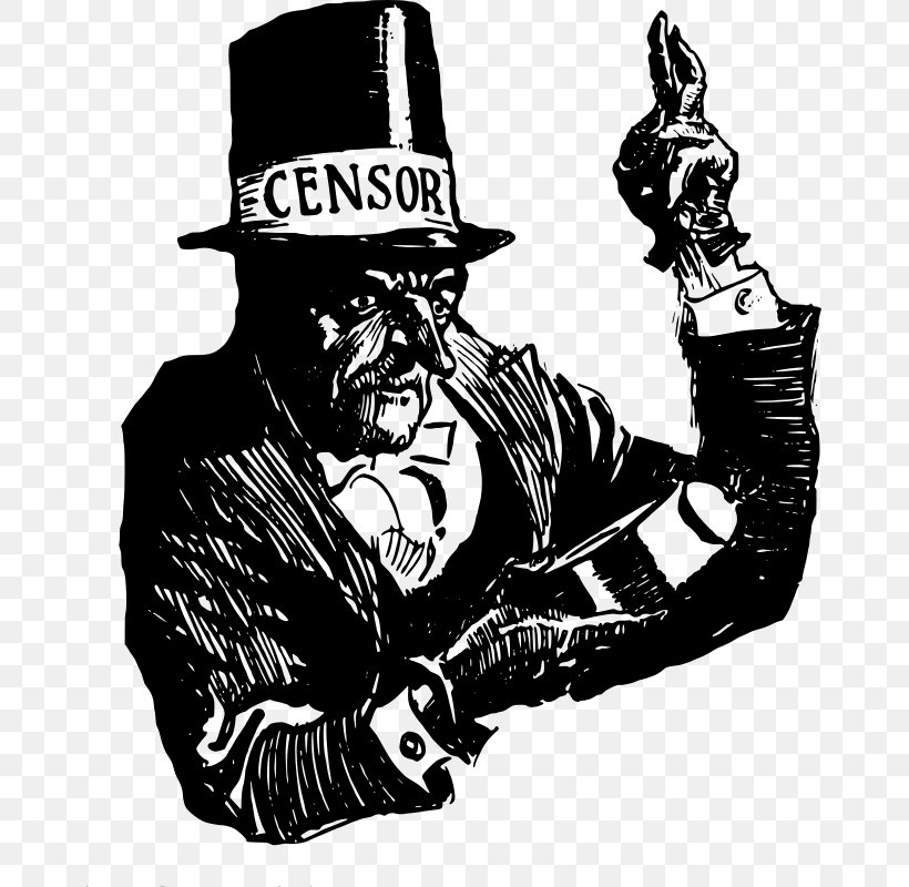 Censorship Art Clip Art, PNG, 663x800px, Censorship, Art, Black And White, Cartoon, Drawing Download Free