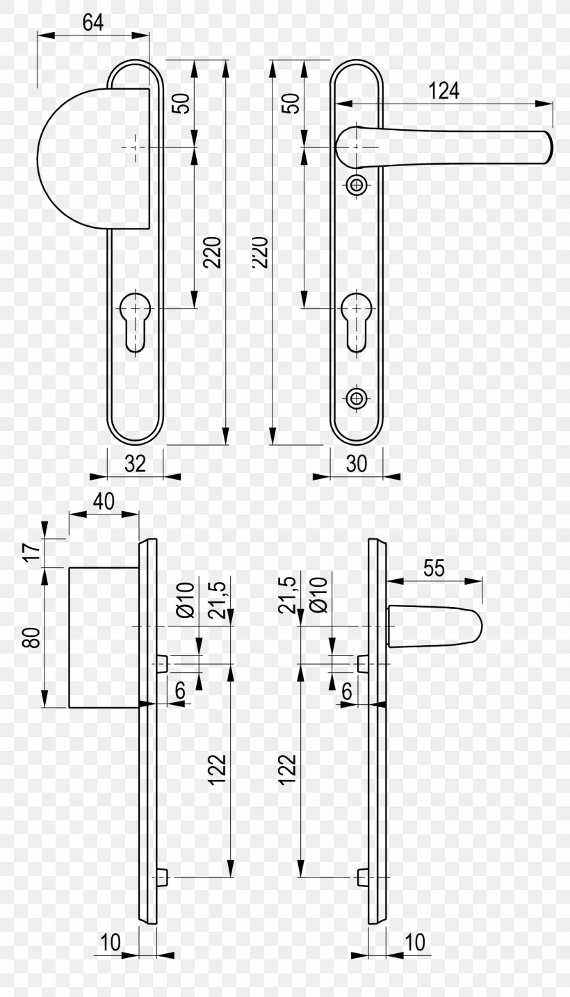 Door Handle Technical Drawing Line, PNG, 1353x2367px, Door Handle, Area, Artwork, Black And White, Diagram Download Free