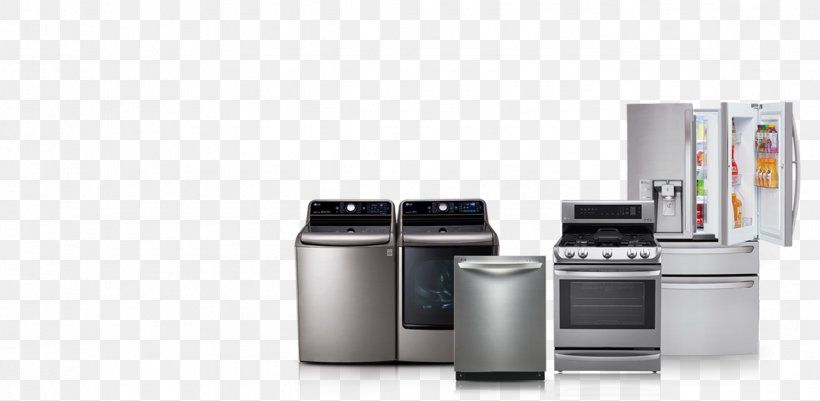 Home Appliance LG Electronics Refrigerator Haier Washing Machines, PNG, 1175x575px, Home Appliance, Brand, Dishwasher, Furniture, Haier Download Free