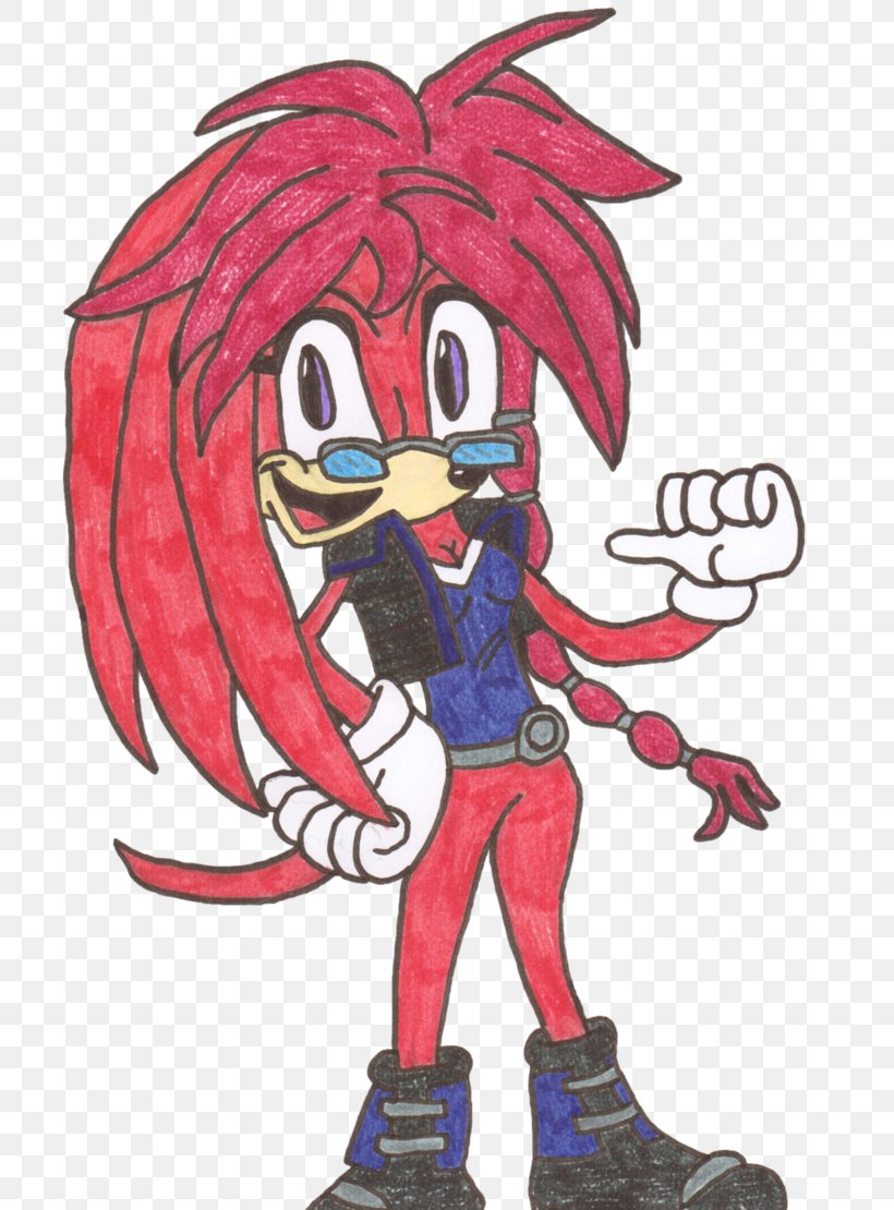 Knuckles The Echidna DeviantArt Sonic The Hedgehog Drawing, PNG, 720x1110px, Watercolor, Cartoon, Flower, Frame, Heart Download Free