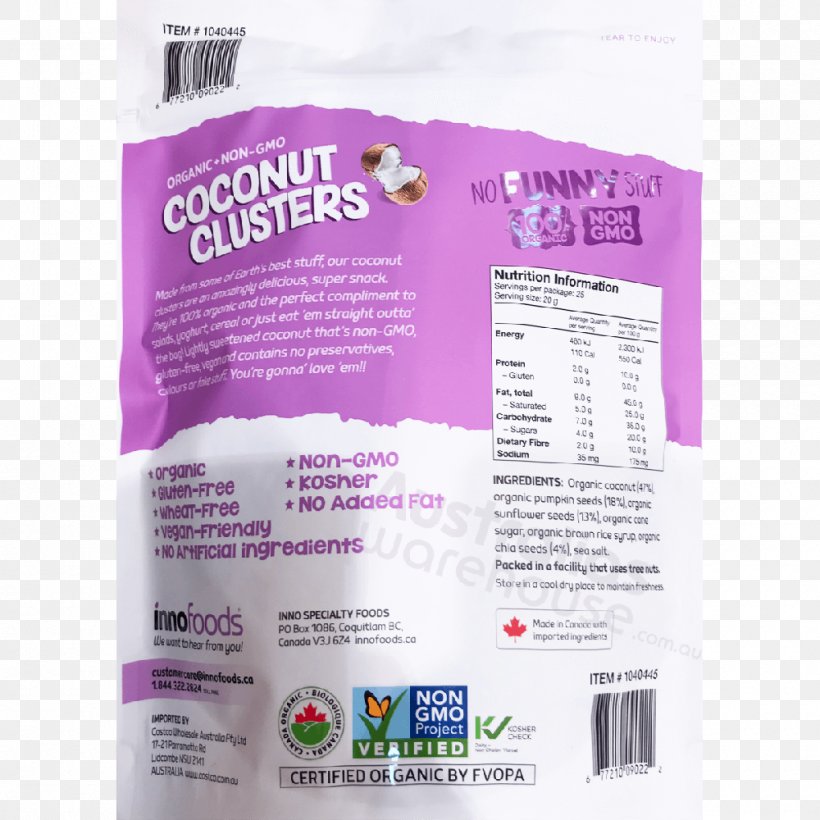 Organic Food Genetically Modified Organism Coconut, PNG, 1000x1000px, Organic Food, Coconut, Food, Genetically Modified Organism, Grocery Store Download Free