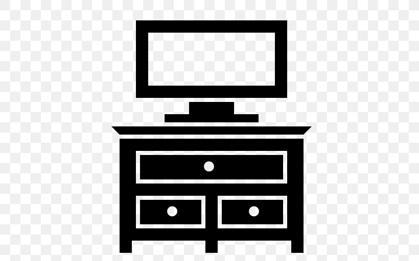 Television Furniture House, PNG, 512x512px, Television, Apartment, Area, Black And White, Drawer Download Free