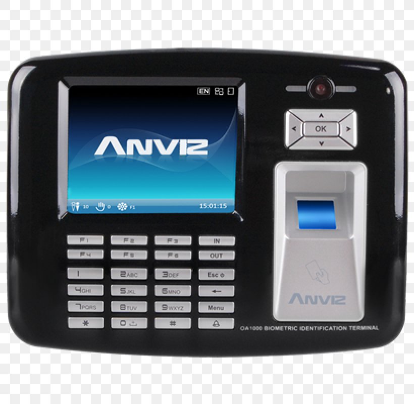 Access Control Fingerprint Biometrics Time And Attendance Time & Attendance Clocks, PNG, 800x800px, Access Control, Biometrics, Closedcircuit Television, Electronics, Electronics Accessory Download Free