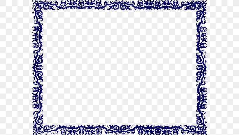 Borders And Frames Clip Art, PNG, 600x462px, Borders And Frames, Area, Blue, Board Game, Chessboard Download Free