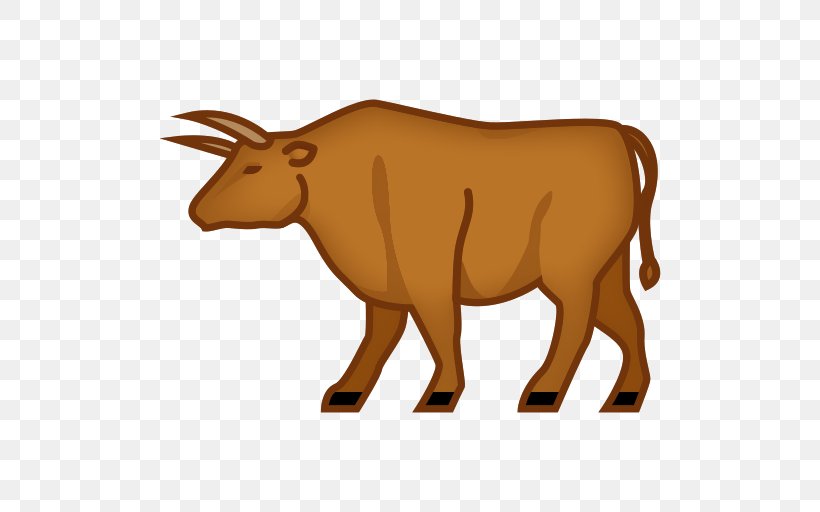 Ox Cattle Emoji Text Messaging SMS, PNG, 512x512px, Cattle, Animal Figure, Bull, Cattle Like Mammal, Cow Goat Family Download Free