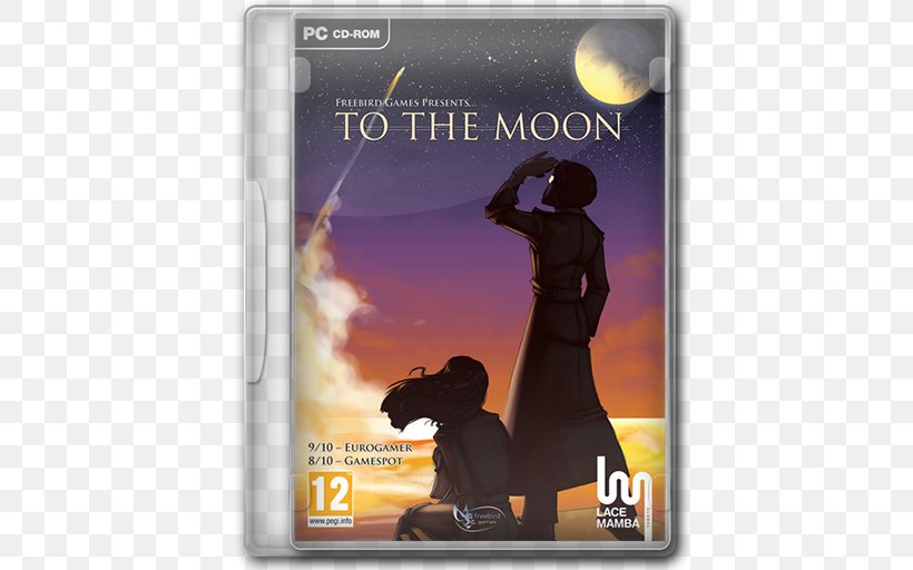 To The Moon A Bird Story Video Game Hand Of Fate 2, PNG, 512x512px, To The Moon, Adventure Game, Dvd, Gadget, Game Download Free