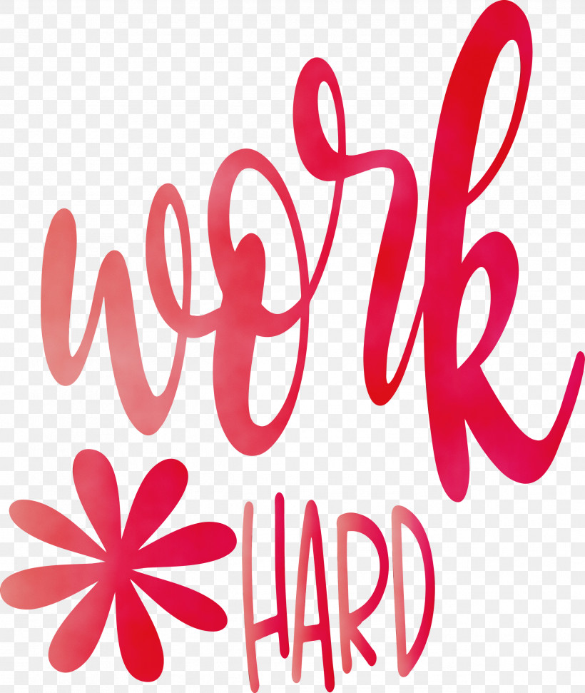 Text Pink Font Logo, PNG, 2531x2999px, Work Hard, Labor Day, Labour Day, Logo, Paint Download Free