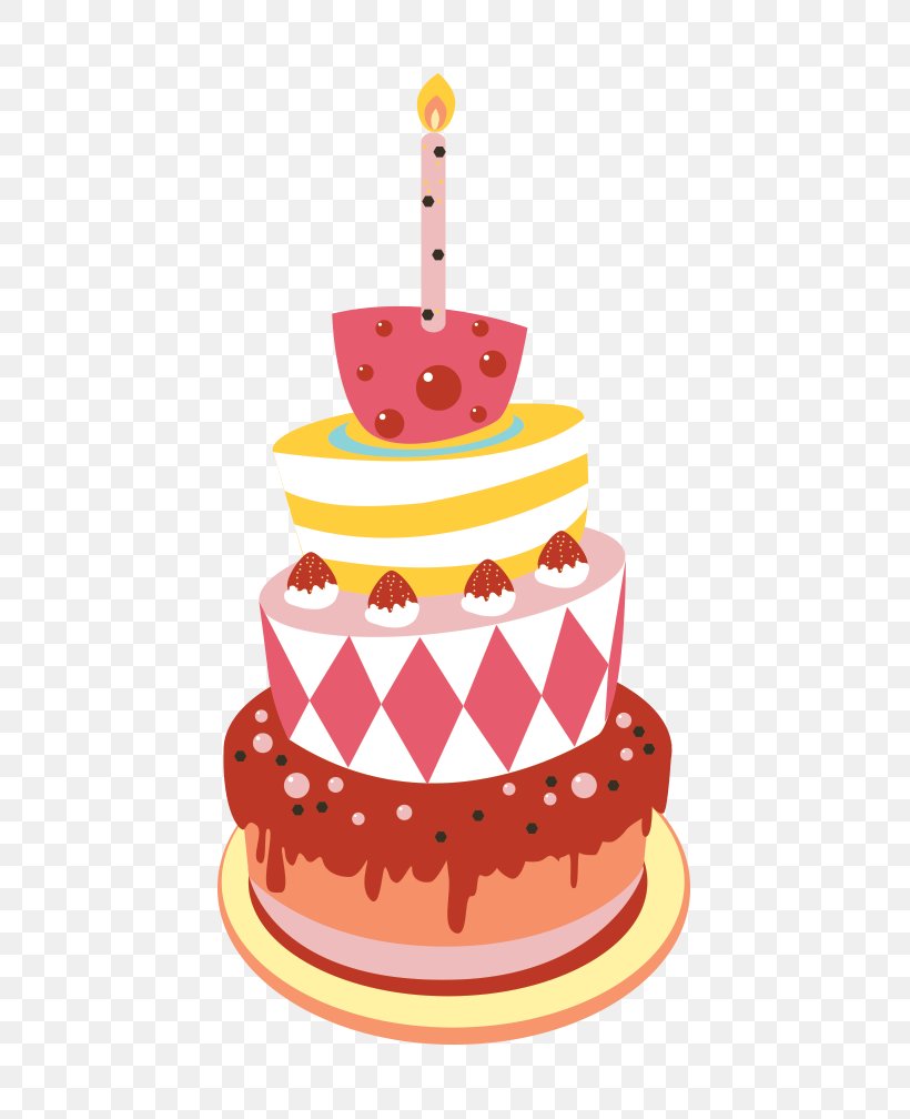 Birthday Cake Torte, PNG, 640x1008px, Birthday Cake, Baked Goods, Birthday, Buttercream, Cake Download Free
