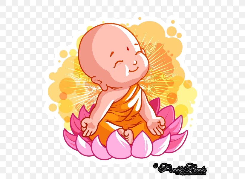 Lotus Position Cartoon Buddhism, PNG, 600x600px, Watercolor, Cartoon, Flower, Frame, Heart Download Free
