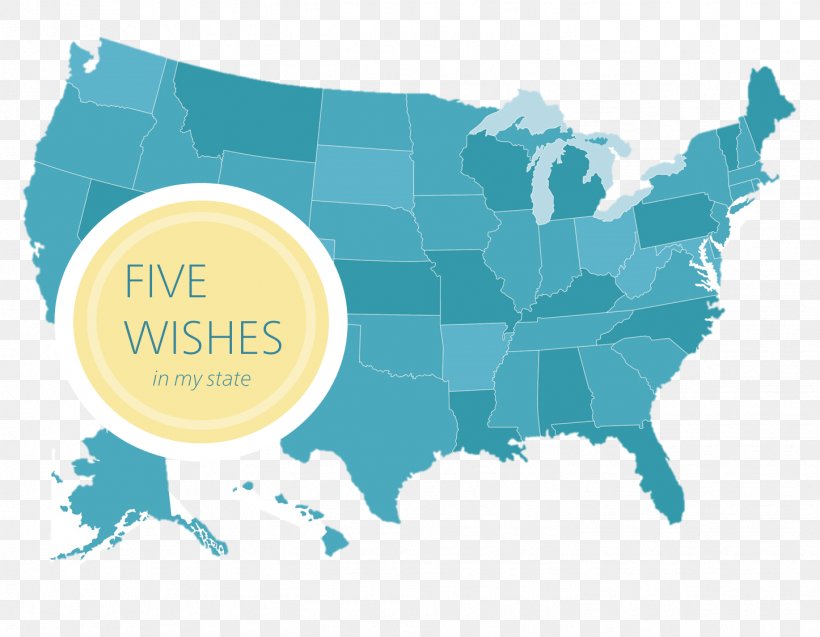 United States U.S. State Five Wishes Map, PNG, 1446x1125px, United States, Aqua, Blue, Brand, Business Download Free