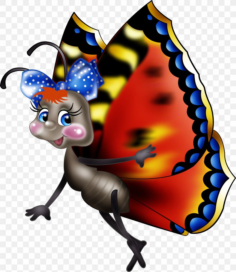 Butterfly Desktop Wallpaper Clip Art, PNG, 3251x3751px, Butterfly, Animation, Cartoon, Drawing, Fictional Character Download Free