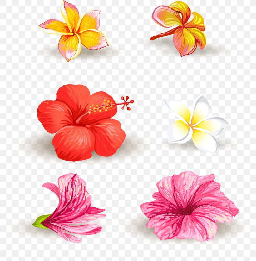 Vector Hand-painted Flowers, PNG, 1450x1475px, Flower, Computer Graphics, Floral Design, Flower Arranging, Flowering Plant Download Free