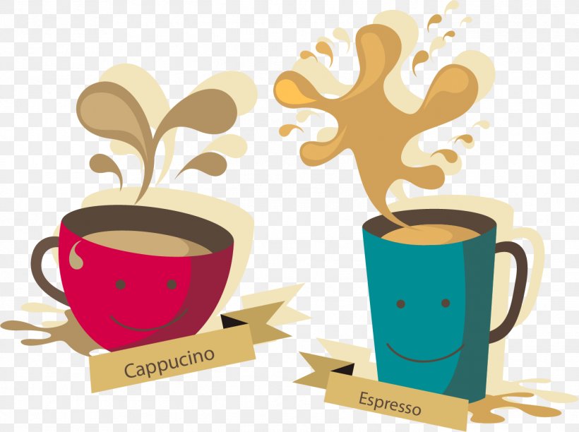 White Coffee Espresso Tea Cappuccino, PNG, 1396x1042px, Coffee, Brand, Breakfast, Cafe, Caffeine Download Free