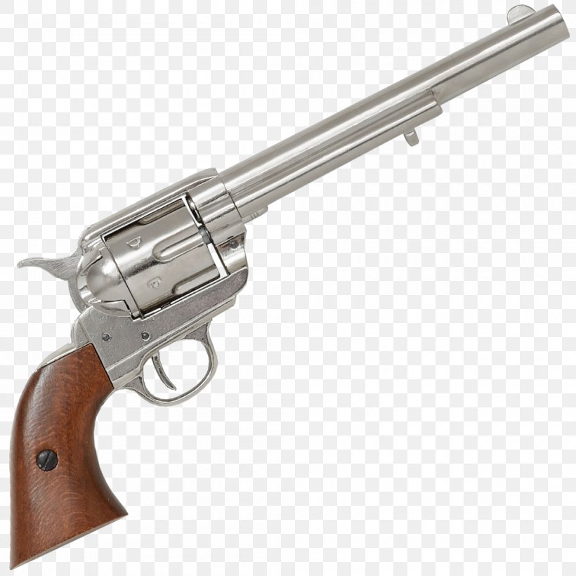 Colt Single Action Army .45 Colt Colt's Manufacturing Company Revolver Firearm, PNG, 1000x1000px, 44 Magnum, 45 Acp, 45 Colt, Colt Single Action Army, Air Gun Download Free