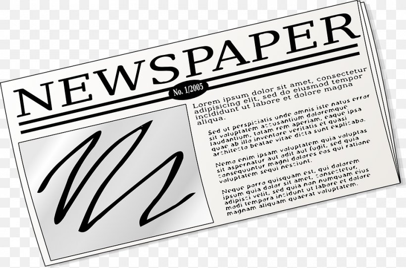 Free Newspaper Headline Clip Art, PNG, 960x635px, Newspaper, Area, Article, Blog, Brand Download Free