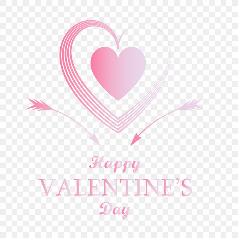Logo Pink Heart Valentine's Day Font, PNG, 1411x1411px, Watercolor, Cartoon, Flower, Frame, Heart Download Free